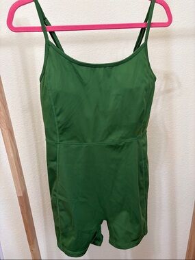 PacSun Green Sleeveless Romper Jumpsuit